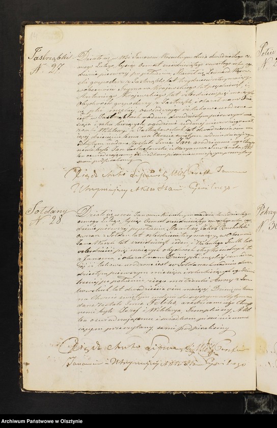 image.from.unit.number "Duplikat Aktow Stanu Cywilnego Urodzonych, Zaślubionych i Zmarłych z Parafii Janowiec z roku 1864-go"