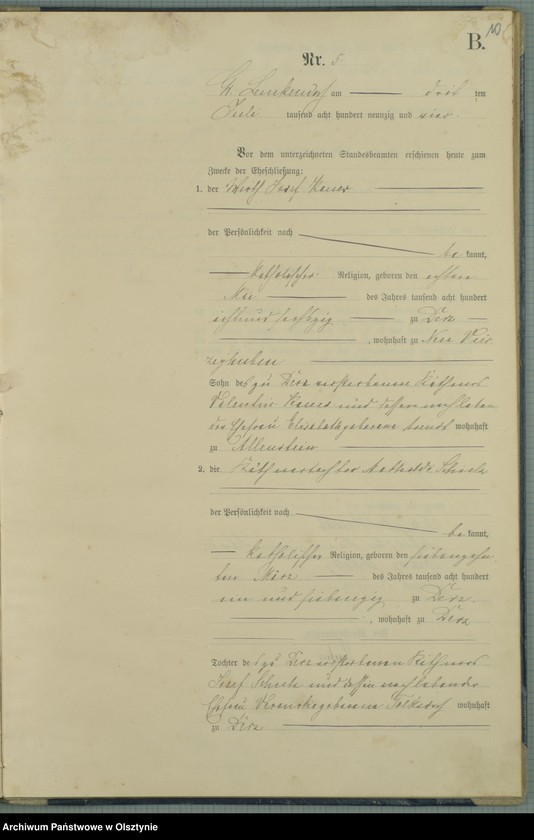 image.from.unit.number "Heiraths-Haupt-Register Nr 1 - 12"