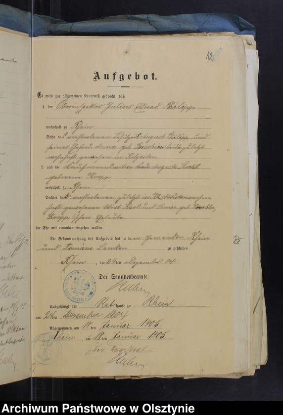 image.from.unit.number "Beläge zum Heirathsregister"