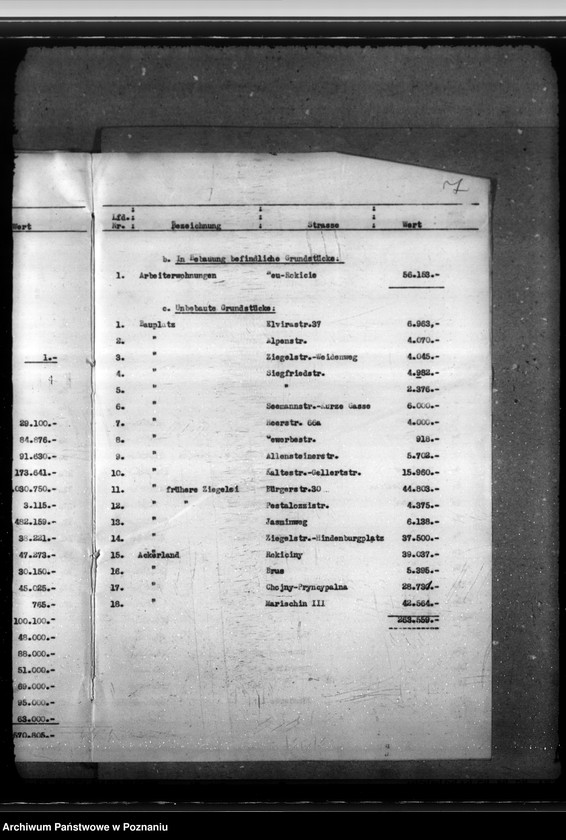 Obraz 10 z jednostki "Verwaltungsvermögen - Litzmannstadt"