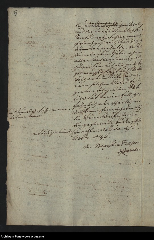 Obraz 8 z jednostki "[Miscelanea und einzelne in das Polizeiwesen einschlagende Piecen]"