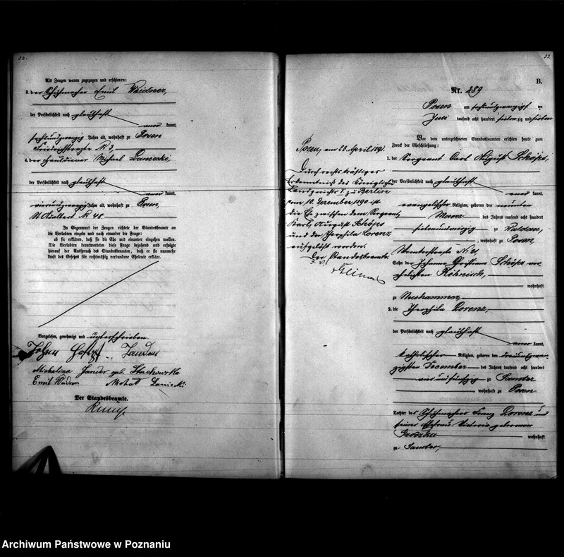 Obraz 19 z jednostki "Księga małżeństw"