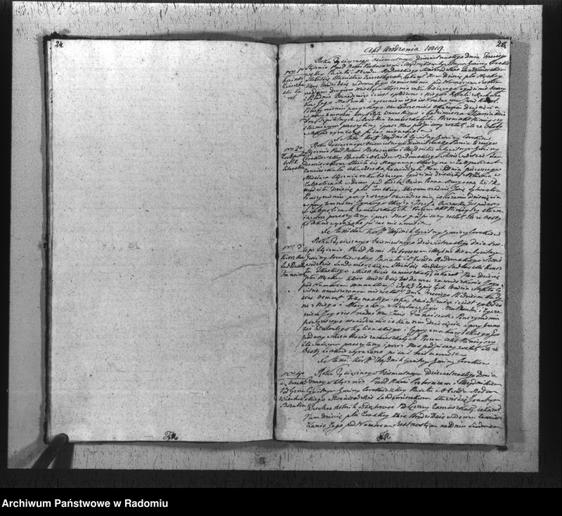 image.from.unit.number "Akta Stanu Cywilnego Parafii Cerekiew Urodzin Małżeństw i Zeyścia na rok 1819"