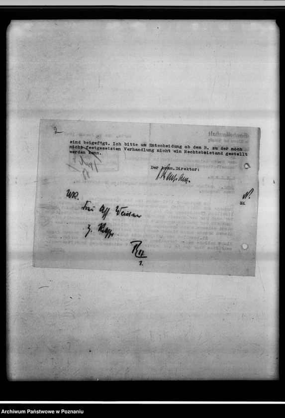 Obraz 6 z jednostki "Strafverfahren wegen Vermahlung von Brotgetreide - Gauheilanstalt Warta bei Sieradz."