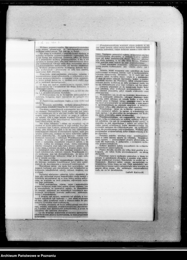 Obraz 8 z jednostki "Niepodległa Polska [wycinki prasowe]"