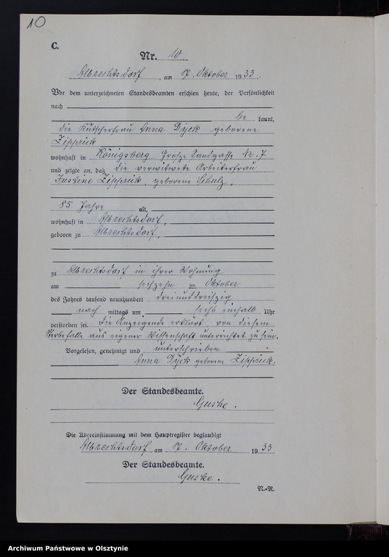 image.from.unit.number "Sterbe-Neben-Register Nr 1 - 13 [ Księga zgonów - wtóropis ]"