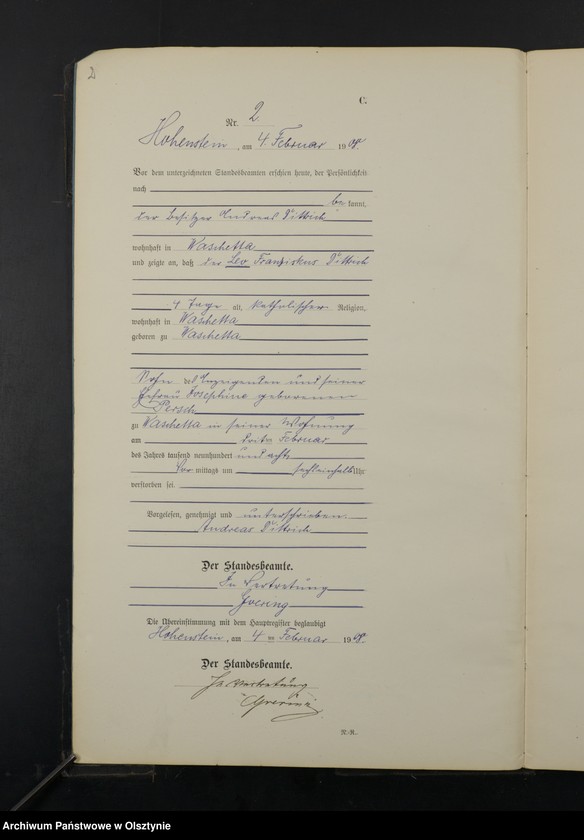 image.from.unit.number "Sterbe-Neben-Register Nr 1 - 45"