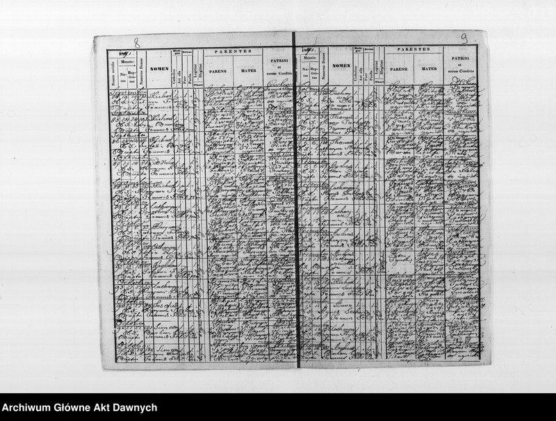 image.from.unit.number "Parafia: Dzików Stary. Dekanat: Lubaczów. Akta metrykalne urodzeń, ślubów i zgonów dla całej parafii."