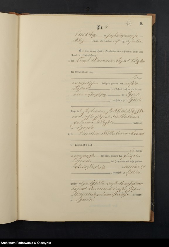 image.from.unit.number "Heiraths-Neben-Register Nr 1 - 22"