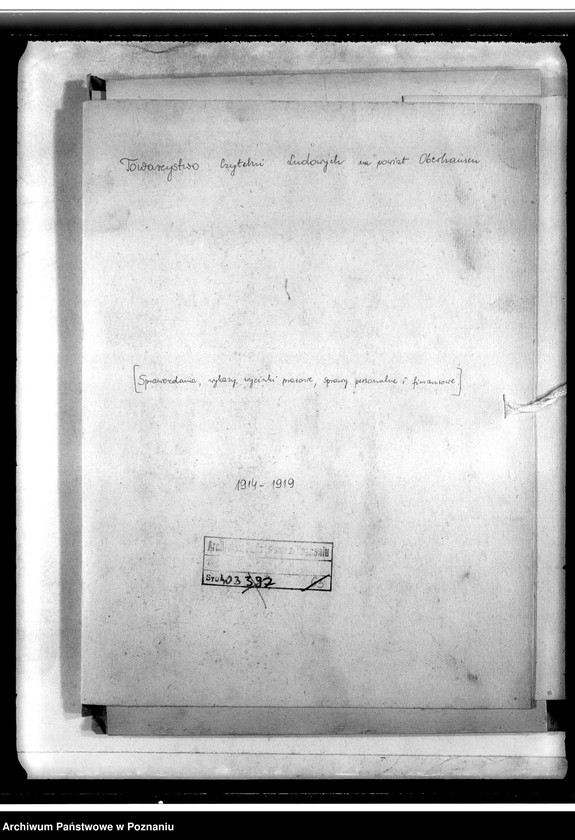 image.from.unit.number "Sprawozdania, wykazy, wycinki prasowe, sprawy personalne i finansowe"