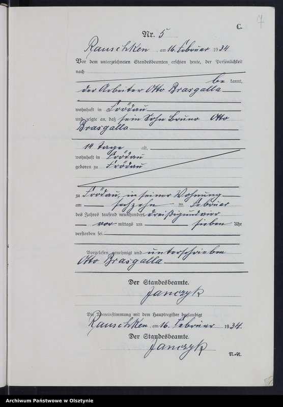 image.from.unit.number "Sterbe-Register /Neben-Register/ Nr 1 - 27"