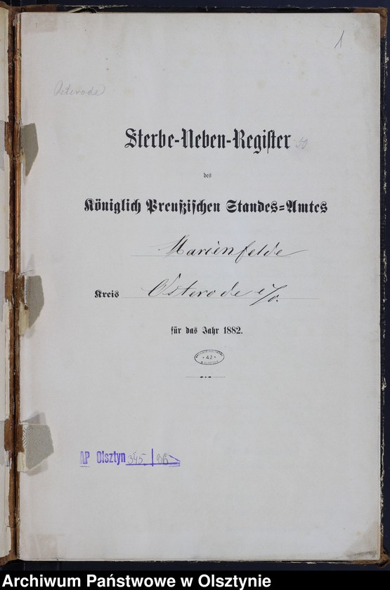 image.from.unit.number "Sterbe-Neben-Register Nr 1 - 100"