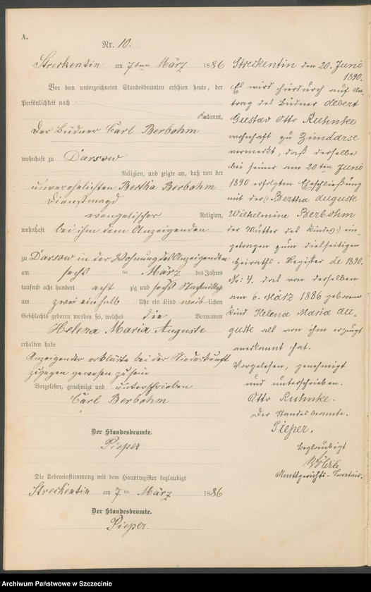 Obraz 13 z jednostki "Geburts-Register (Neben-Register)"