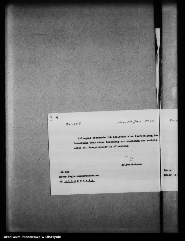 image.from.unit.number "Allenstein, St. Josephikirche"