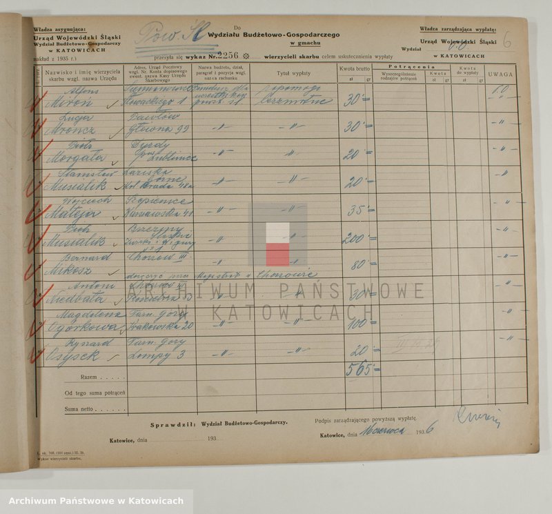 image.from.unit.number "Fundusz pomocy dla uczestników powstań śląskich, t. I"