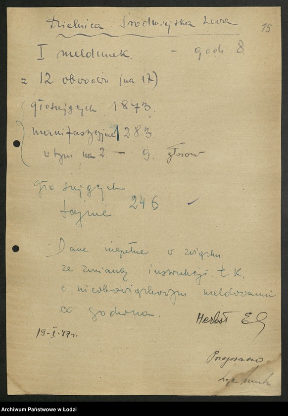 Obraz 16 z jednostki "Wybory do Sejmu Ustawodawczego; raporty z przebiegu głosowania"