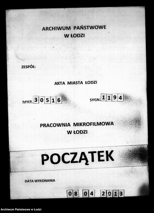 Obraz 1 z jednostki "Akta tyczące się ustanowienia opieki nad nieletnią Ludwiką Jugowicz po zmarłych Filipie i Domicelli małżonkach Jugowicz"