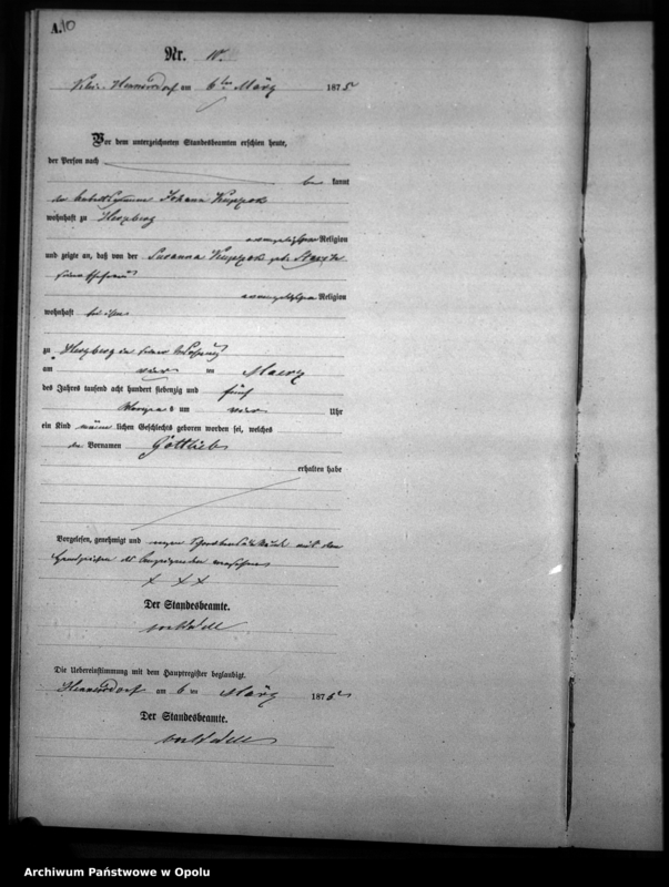 image.from.unit.number "Geburts-Neben-Register des Standesamtsbezirks Hennersdorf [1875]"