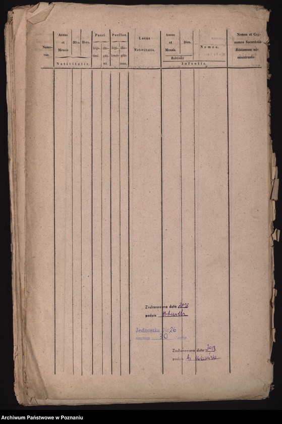 Obraz 19 z jednostki "Księga urodzeń, małżeństw i zgonów"
