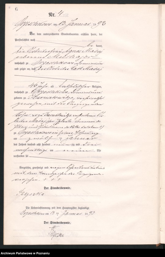 Obraz 7 z jednostki "Księga zgonów"