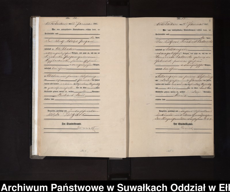 image.from.unit.number "Geburts-Haupt-Register des Königlichen Preussischen Standes-Amtes Nikolaiken Kreis Sensburg"