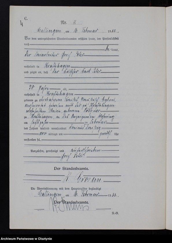 image.from.unit.number "Sterbe-Neben-Register Nr 1 - 22 [ Księga zgonów - wtóropis ]"