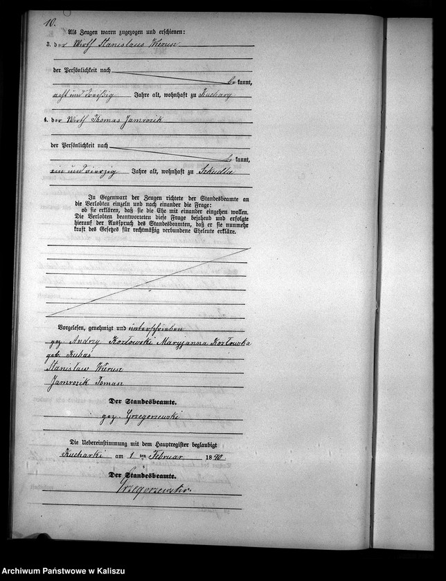 Obraz 13 z jednostki "[Księga małżeństw]"