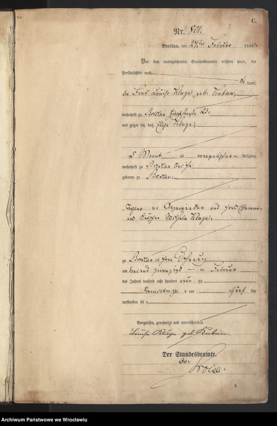 image.from.unit.number "Sterbe-Haupt-Register Breslau I 1890 Band 3"