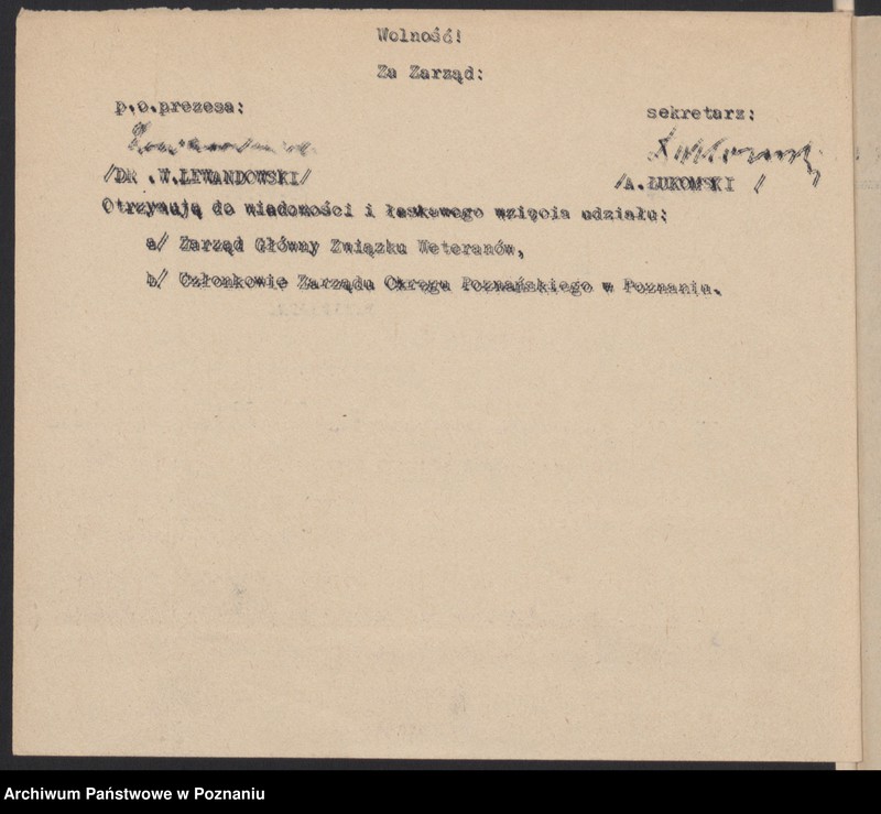 Obraz 7 z jednostki "Ostroróg, powiat Szamotuły - akta koła."