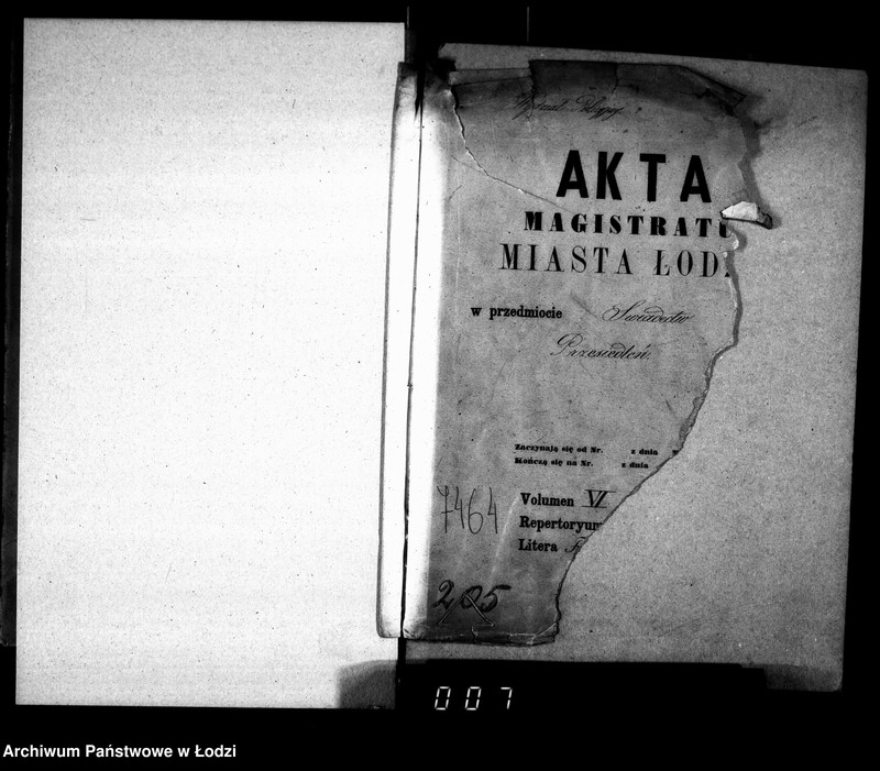 Obraz 5 z jednostki "Akta w przedmiocie świadectw przesiedleń"