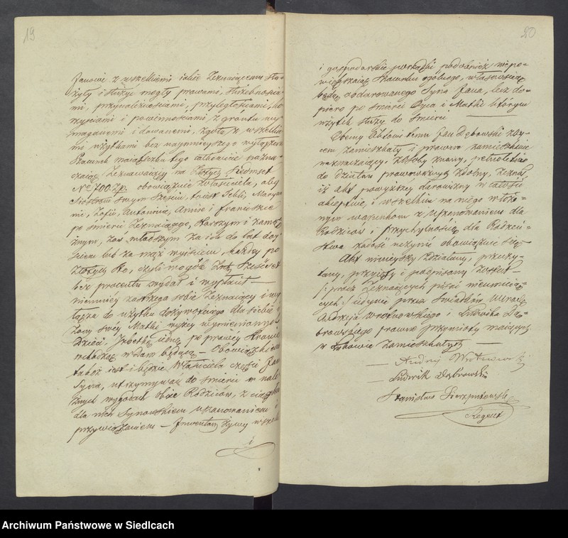 Obraz 14 z jednostki "[Akta notarialne od numeru 1 do numeru 196 z roku 1841]"