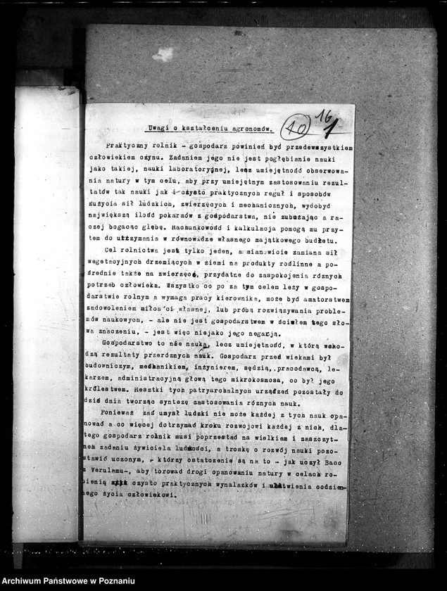 Obraz 20 z jednostki "Sprawy ogólno - administracyjne Szkoły Rolnicze"