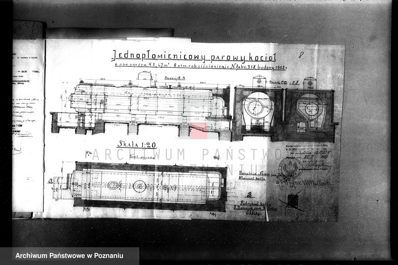 Obraz 14 z jednostki "Gorzelnia w Noskowie pow. jarociński /Fischer von Mollard/ nr woj. kotła 4785"