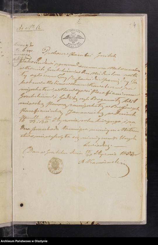 image.from.unit.number "Annexa z Parafij Janowiec w roku 1853"