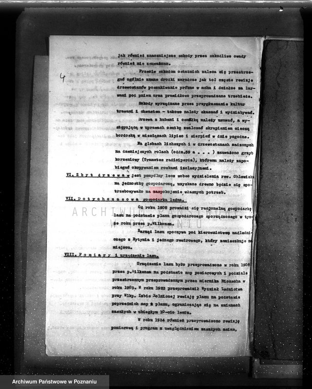 Obraz 8 z jednostki "Plan urządzenia gospodarstwa leśnego majątku Chlewiska w powiecie szamotulskim"