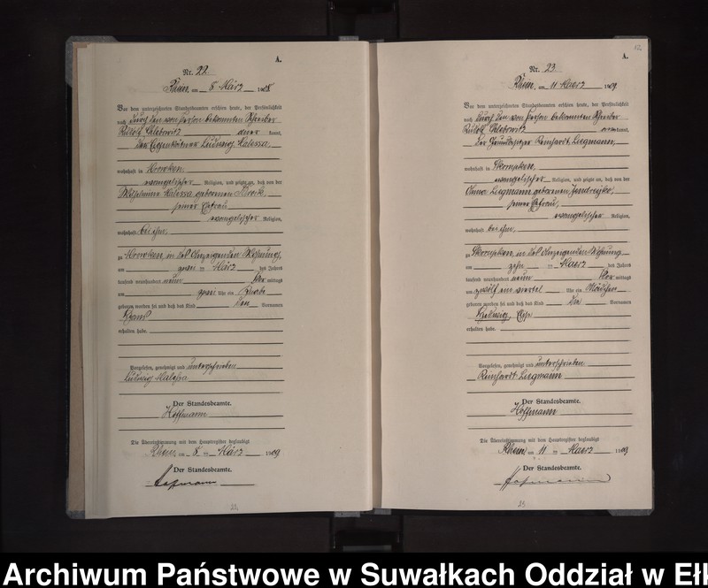 image.from.unit.number "Geburts-Neben-Register des Preussischen Standes-Amtes Orlen Kreis Loetzen"
