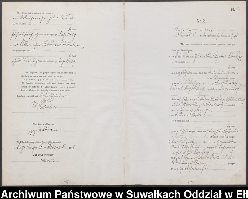 image.from.unit.number "Heiraths-Neben-Register des Preussischen Standes-Amtes Angerburg Kreis Angerburg"