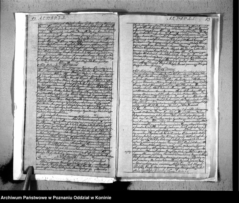Obraz 9 z jednostki "Akta urodzonych, zaślubionych, zmarłych"