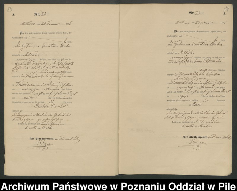 Obraz 15 z jednostki "Księga urodzeń"