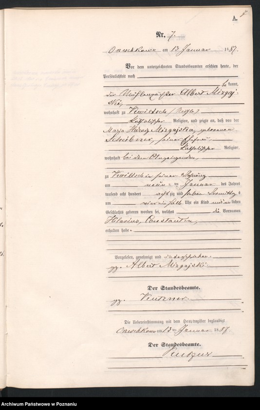 Obraz 10 z jednostki "Księga urodzeń"