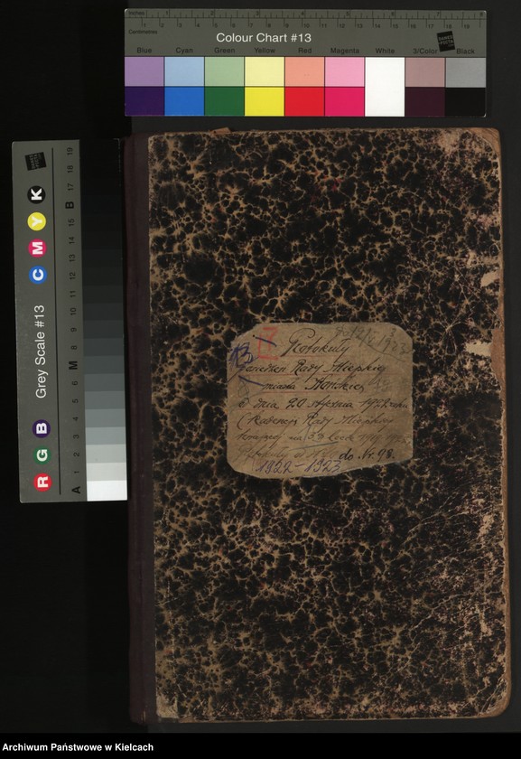 Obraz 2 z jednostki "Protokoły z posiedzeń Rady Miejskiej miasta Końskie 20 stycznia 1922- 12 maja 1923 roku"