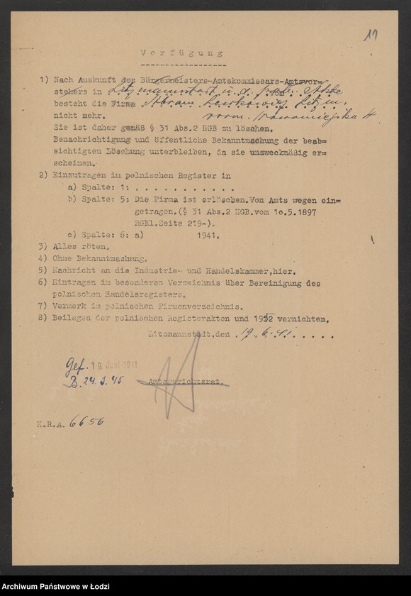 Obraz 13 z jednostki "Abram Lewkowicz- kupno i sprzedaż skór"