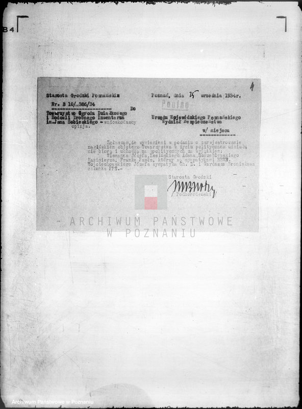 Obraz 8 z jednostki "/Towarzystwo Ogrodu Działkowego i Hodowli Drobnego Inwentarza im. J. Sobieskiego w Poznaniu/"