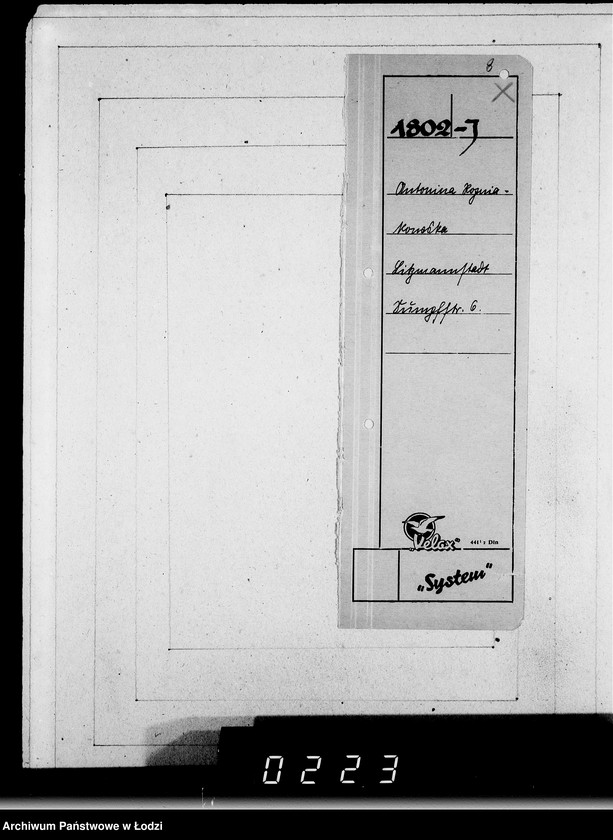 Obraz 12 z jednostki "J 1801-1820 [Wnioski Żydów z Getta o zwrot należności za towar wzięty na kredyt]"