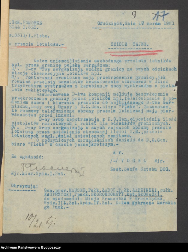 image.from.unit.number "Tajne akta Komendy Głównej Zachodniej Straży Obywatelskiej [plany mobilizacji, raporty wywiadowcze, rozkazy i zarządzenia wewnętrzne]"