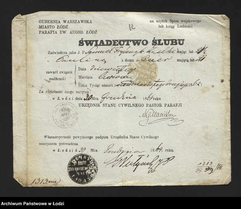 Obraz 14 z jednostki "[Aneksy od nr 1313 do nr 1335]"