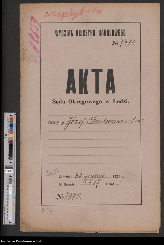 Obraz 2 z jednostki "Józef Pastorczak i S-ka- sklep spożywczy"