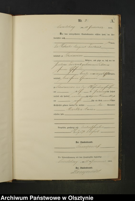 image.from.team "Urząd Stanu Cywilnego w Górowie Iławeckim - obwód wiejski"