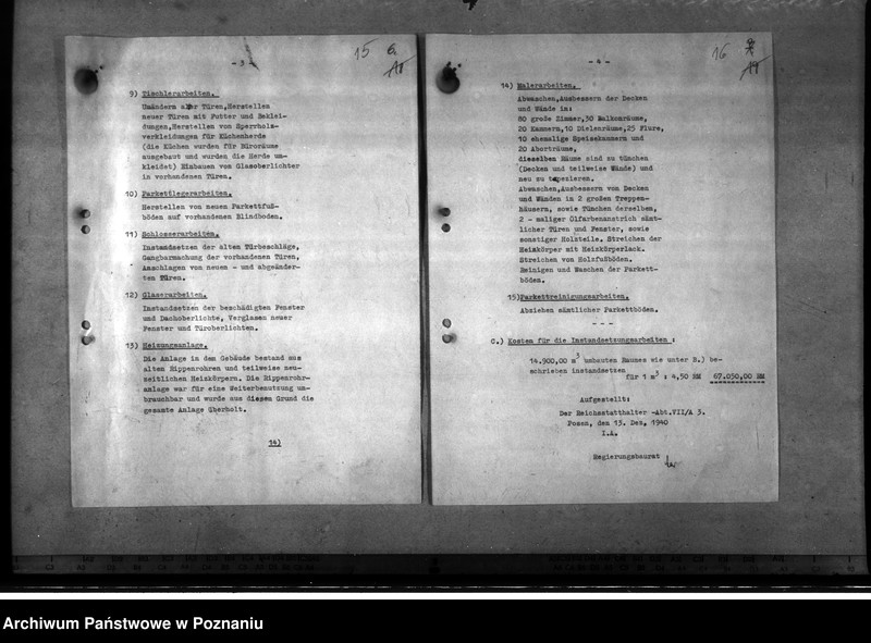 Obraz 12 z jednostki "Dienstgebäude des Reichsstatthälters Dr. Wilmsstrasse 58 - Poznań"