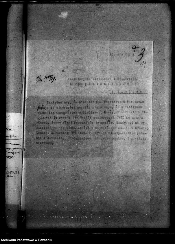 Obraz 17 z jednostki "Sprawy szczegółowo-- administracyjne. Melioracje rolne i torf."